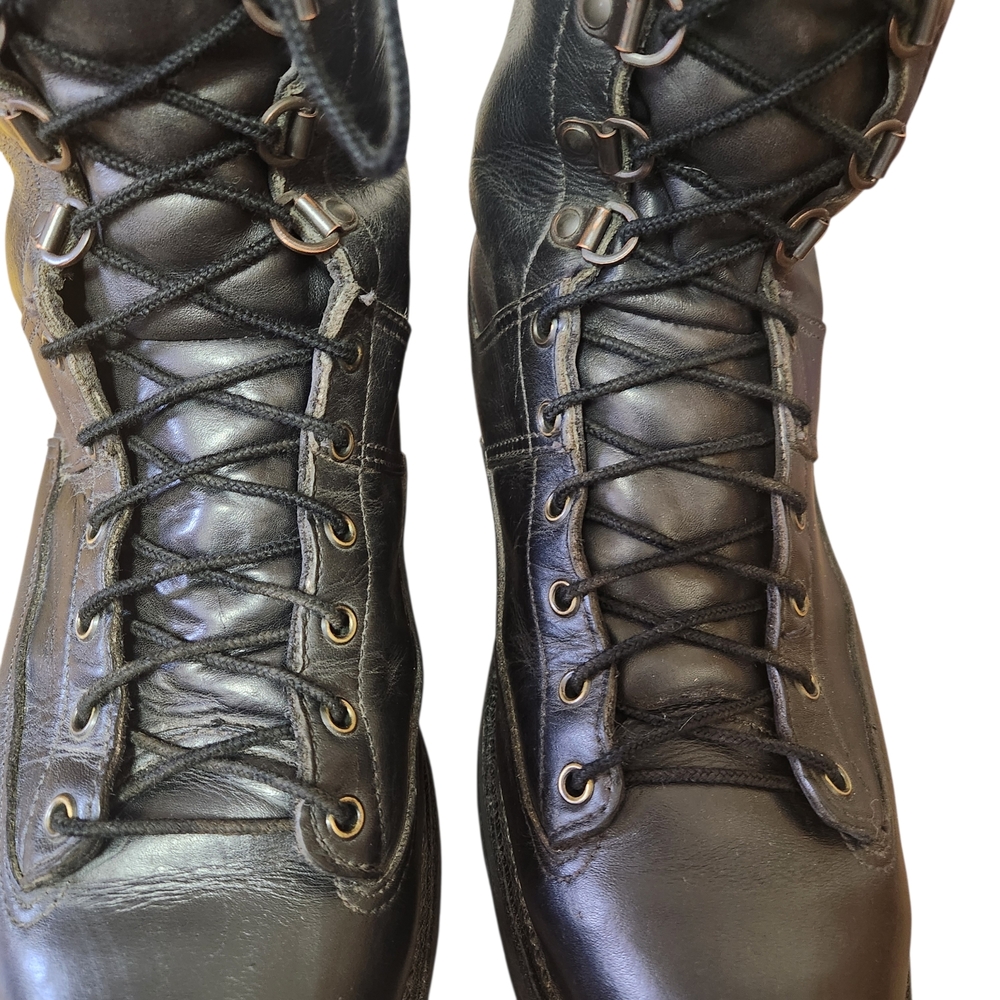 Vtg Danner Fort Lewis Boots 69110 Sz 13D Black Leather Gore-Tex Waterproof Work - Picture 12 of 16